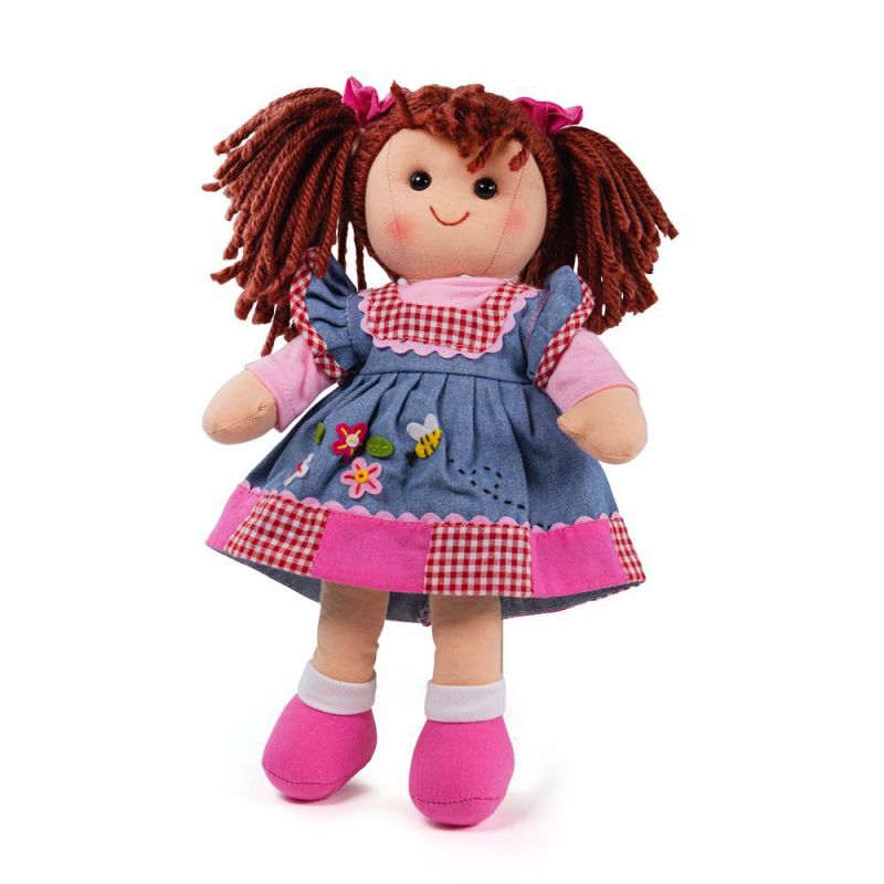 Bigjigs Toys Látková panenka Melody 34 cm RAPPA
