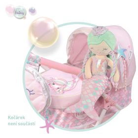 DeCuevas 20141 Plyšová panenka 2v1 OCEAN FANTASY - 36 cm RAPPA