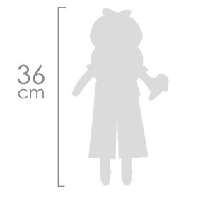 DeCuevas 20148 Plyšová panenka SWEET - 36 cm RAPPA