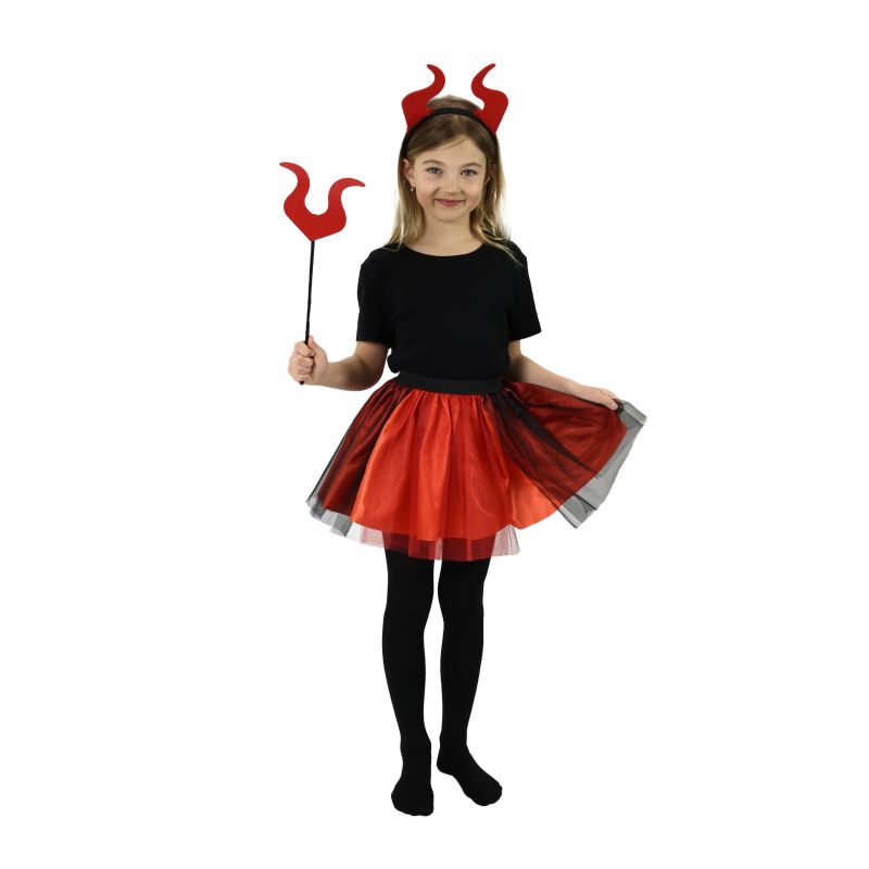 Dětský kostým TUTU sukně čertice RAPPA