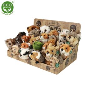Displej exkluzivní plyš lesní zvířata ECO-FRIENDLY