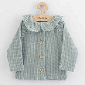 Kojenecký kabátek na knoflíky New Baby Luxury clothing Laura šedý Šedá | 56 (0-3m), 62 (3-6m), 68 (4-6m), 74 (6-9m), 80 (9-12m), 86 (12-18m), 92 (18-24m)