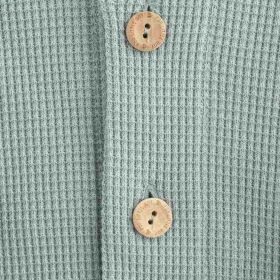 Kojenecký kabátek na knoflíky New Baby Luxury clothing Laura šedý Šedá