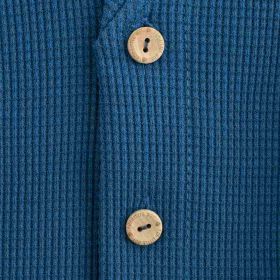 Kojenecký kabátek na knoflíky New Baby Luxury clothing Oliver modrý
