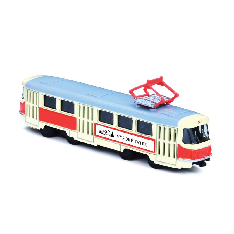 Kovová retro tramvaj 16 cm VYSOKÉ TATRY RAPPA