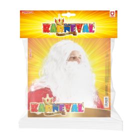 Mikulášská paruka s vousy pro dospělé RAPPA
