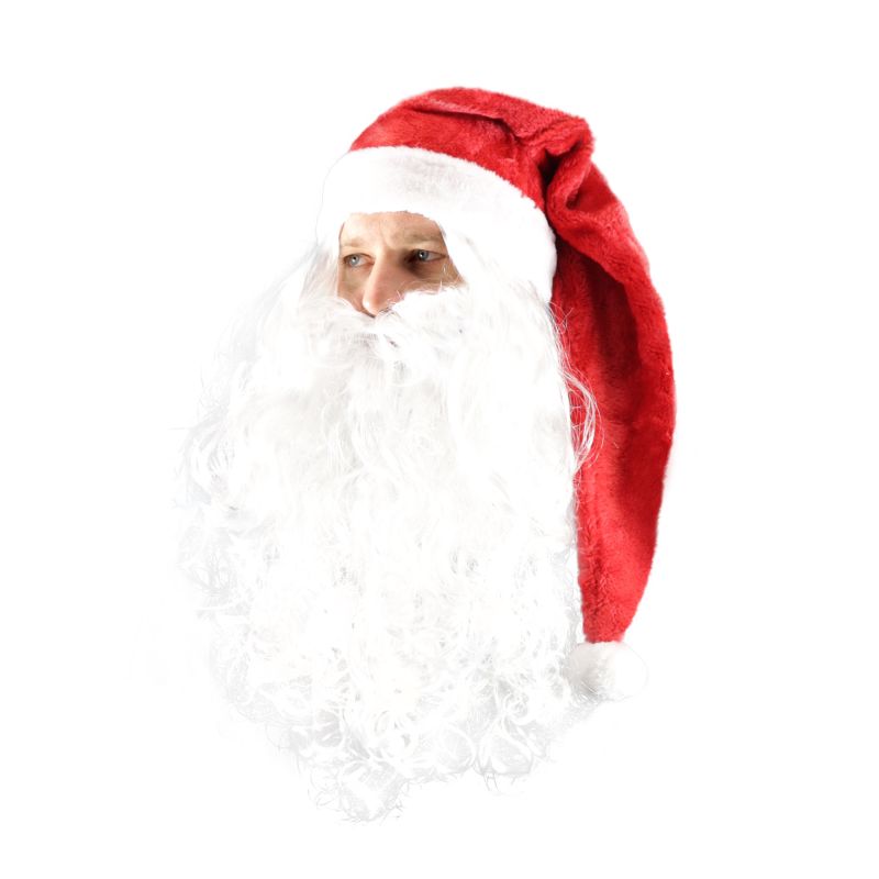 Mikulášská paruka s vousy pro dospělé RAPPA