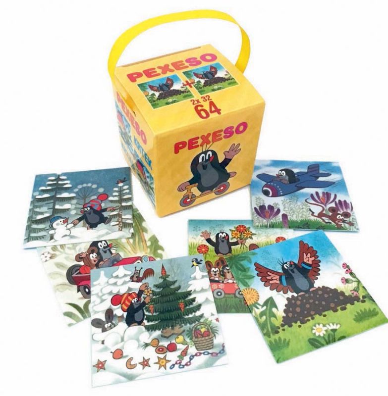 Pexeso Krtek v papírové krabičce RAPPA