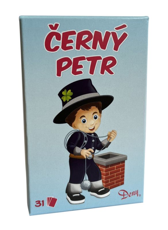 Karty Černý Petr kominík modrá krabička RAPPA