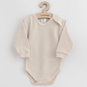 Kojenecké bavlněné body New Baby Casually dressed béžová | 74 (6-9m), 80 (9-12m), 86 (12-18m)
