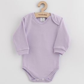 Kojenecké bavlněné body New Baby Casually dressed fialová | 62 (3-6m), 80 (9-12m), 86 (12-18m)