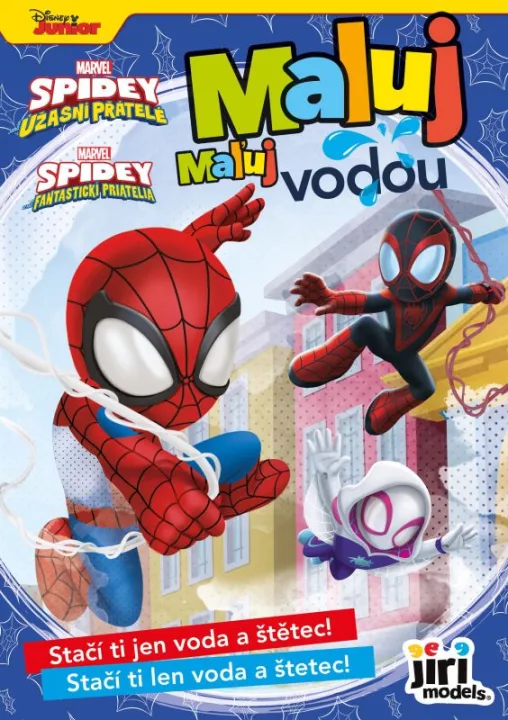 Omalovánka A5 Maluj vodou SPIDEY Jiri Models