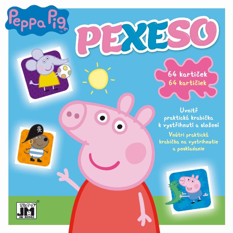 Pexeso v sešitu Prasátko Peppa Jiri Models