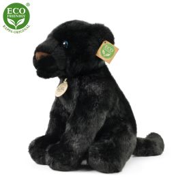 Plyšový panter sedící 30 cm ECO-FRIENDLY RAPPA