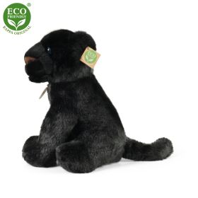 Plyšový panter sedící 30 cm ECO-FRIENDLY RAPPA