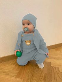 Kojenecký kabátek na knoflíky New Baby Luxury clothing Oliver šedý Šedá
