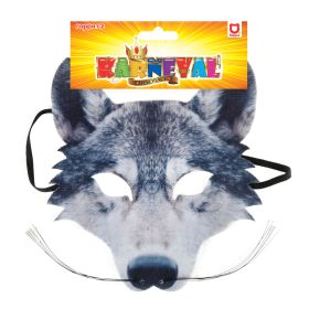 Maska vlk s vousy dětská RAPPA