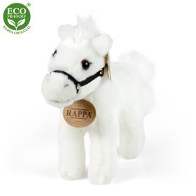 Plyšový kůň bílý 20 cm ECO-FRIENDLY RAPPA