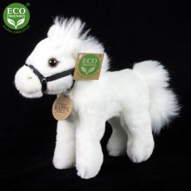Plyšový kůň bílý 20 cm ECO-FRIENDLY RAPPA
