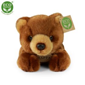 Plyšový medvěd hnědý ležící 20 cm ECO-FRIENDLY RAPPA
