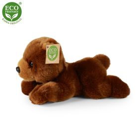 Plyšový medvěd hnědý ležící 20 cm ECO-FRIENDLY RAPPA