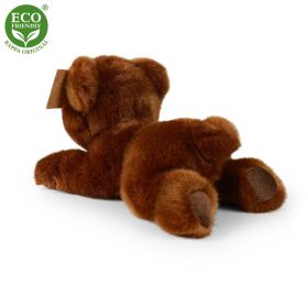 Plyšový medvěd hnědý ležící 20 cm ECO-FRIENDLY RAPPA