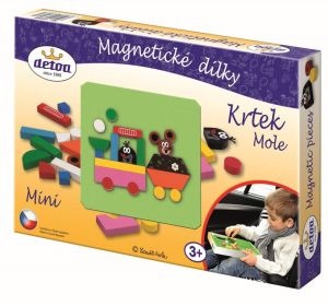 Dílky magnetické - Krtek mini Detoa