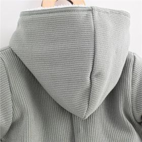 Kojenecká kombinéza s kapucí New Baby Frosty grey Šedá