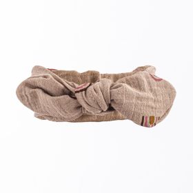 Kojenecká mušelínová čelenka New Baby Rainbow Hnědá | 62 (3-6m), 68 (4-6m), 74 (6-9m), 80 (9-12m), 86 (12-18m)