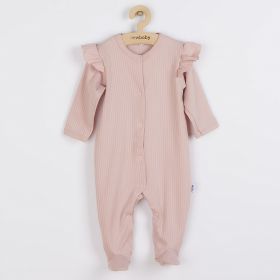 Kojenecký bavlněný overal New Baby Practical růžový holka