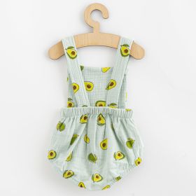 Mušelínový kojenecký set Kraťasy a Tričko New Baby Avocado Zelená