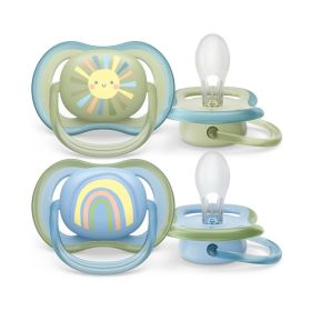 Šidítko Avent Ultra air 2ks 0- 6 m kluk Modrá | 0-6 m