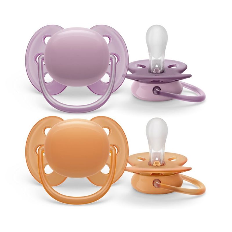 Šidítko Avent Ultrasoft Premium 6-18 m 2ks holčička Dle obrázku