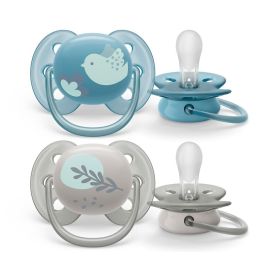 Šidítko Avent Ultrasoft Premium zvířátka 6-18 m 2ks kluk Dle obrázku | 6-18 m