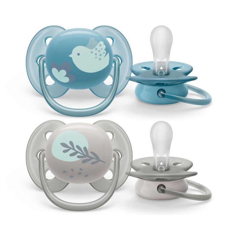 Šidítko Avent Ultrasoft Premium zvířátka 6-18 m 2ks kluk Dle obrázku