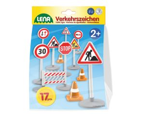 Dopravní značky 16cm v sáčku LENA