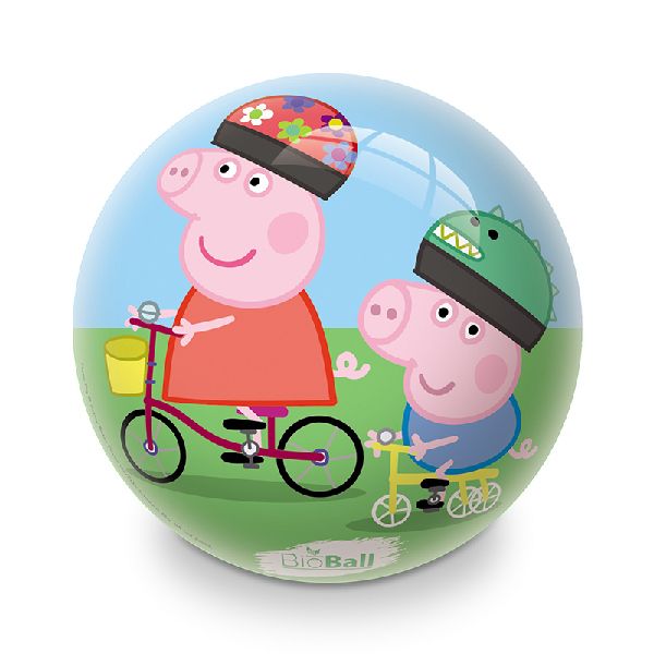 Míč nafouknutý Prasátko Peppa 23 cm BIO BALL MONDO