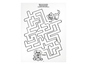 Omalovánky - Bludiště Štěňátko 210x276/32s MFP
