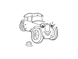 Omalovánky - spojovačky Auta 2 210x276/32s MFP