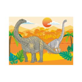 Dřevěné licenční kostky Jurský svět – 12 kostek DINO Toys