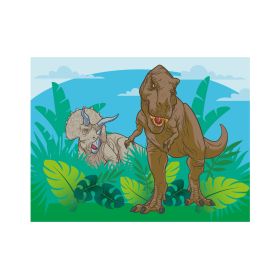 Dřevěné licenční kostky Jurský svět – 12 kostek DINO Toys