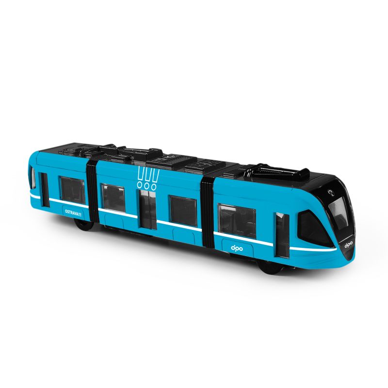 Kovová moderní tramvaj DPO Ostrava 23 cm RAPPA