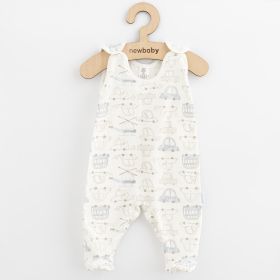 Kojenecké bavlněné dupačky New Baby My Cars Modrá | 80 (9-12m)