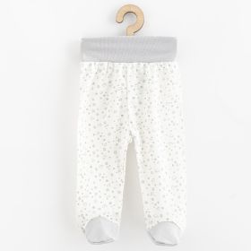 Kojenecké bavlněné polodupačky New Baby Srdíčka Šedá | 80 (9-12m)
