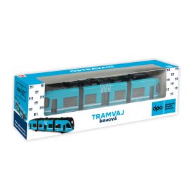 Kovová moderní tramvaj DPO Ostrava 23 cm RAPPA