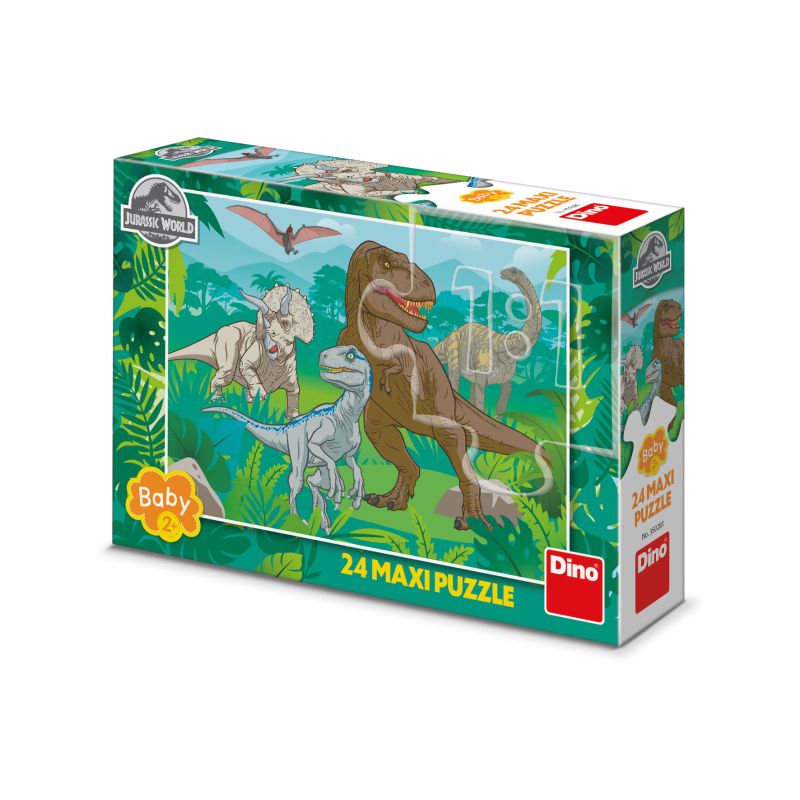 Puzzle Jurský Svět 24 dílků maxi DINO Toys