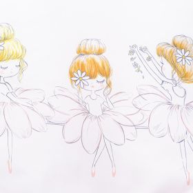Dětské JUNIOR křeslo plněné kuličkami New Baby Magic Fairy