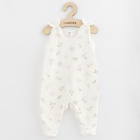 Kojenecké bavlněné dupačky New Baby Zoe Bílá | 68 (4-6m), 74 (6-9m), 80 (9-12m)
