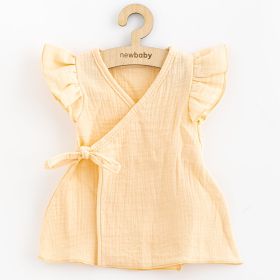 Letní kojenecké mušelínové šaty New Baby Leny peach Dle obrázku | 68 (4-6m), 80 (9-12m), 86 (12-18m)