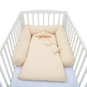 Mantinel do postýlky válec 3v1 New Baby Teddy krémový